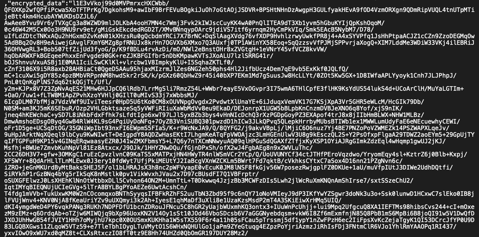Encrypted state file in S3